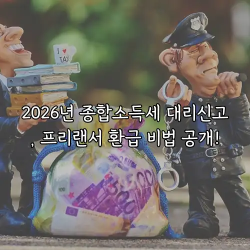 2026년 종합소득세 대리신고, 프리랜서 환급 비법 공개!